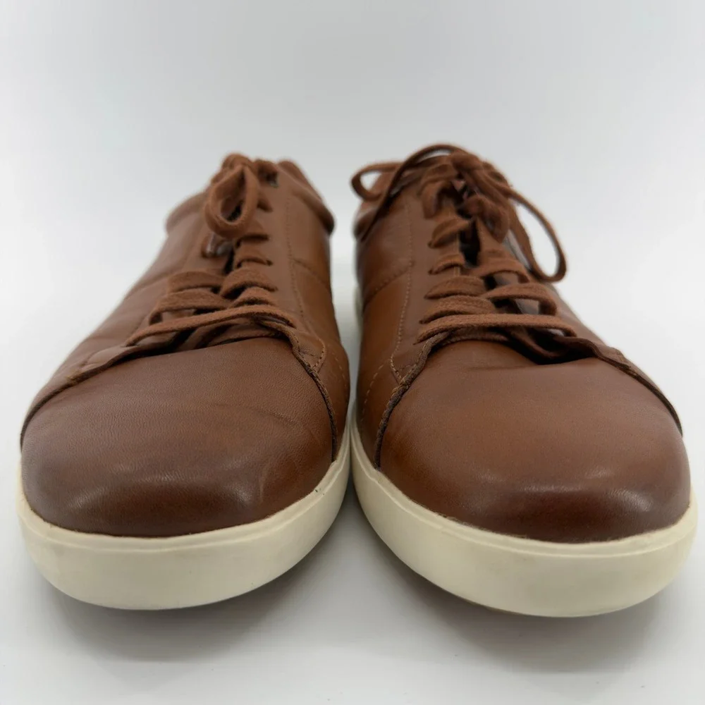 Cole Haan Grand Crosscourt II Mens‎ 12M British Tan Leather Sneakers